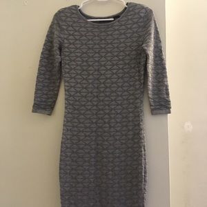 Victoria’s Secret NYE Christmas Fall Silver Grey Sweater Dress XS